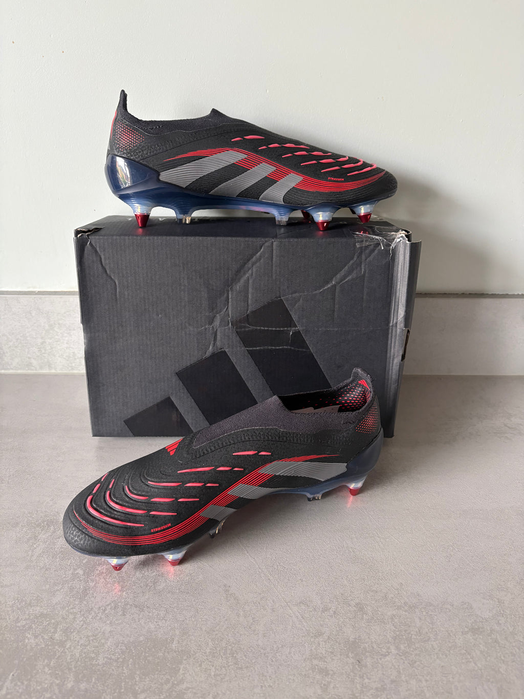 Adidas Predator Elite LL SG Stealth Victory Black/Grey/Red