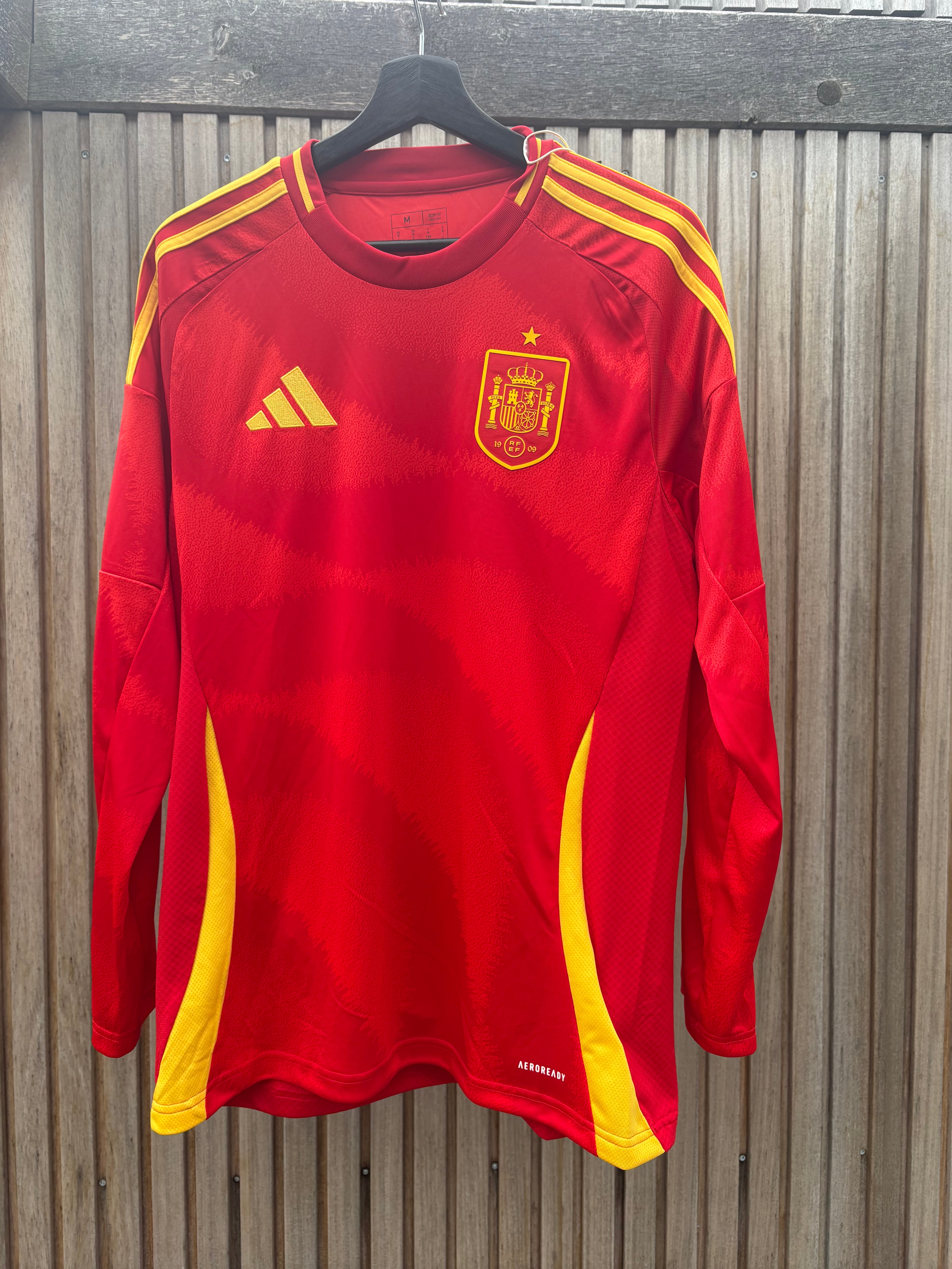 Adidas Spain FEF 23/24 Home Longsleeve Jersey M