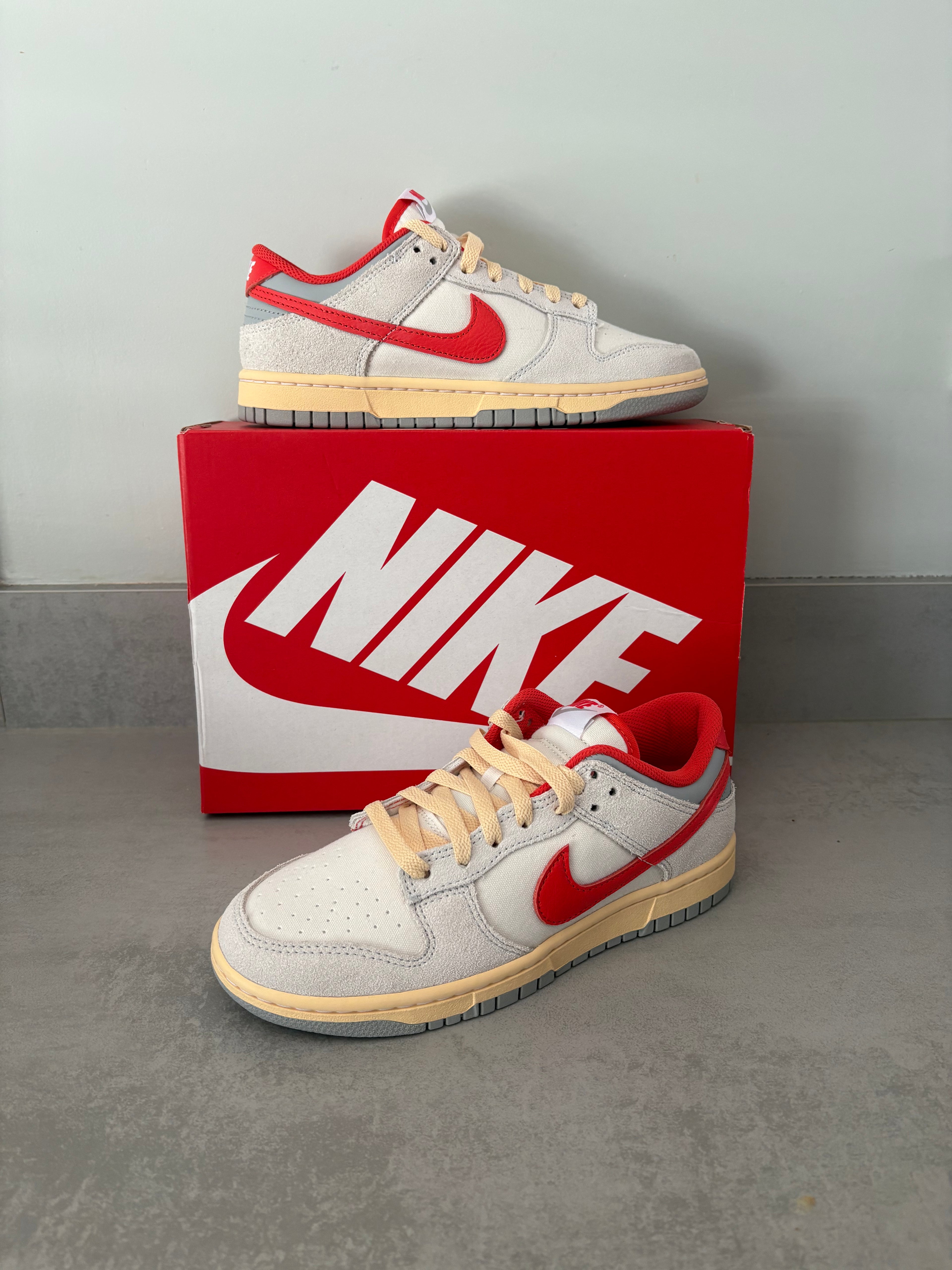 Nike Dunk Low Sail/Picante Red-Photon Dust