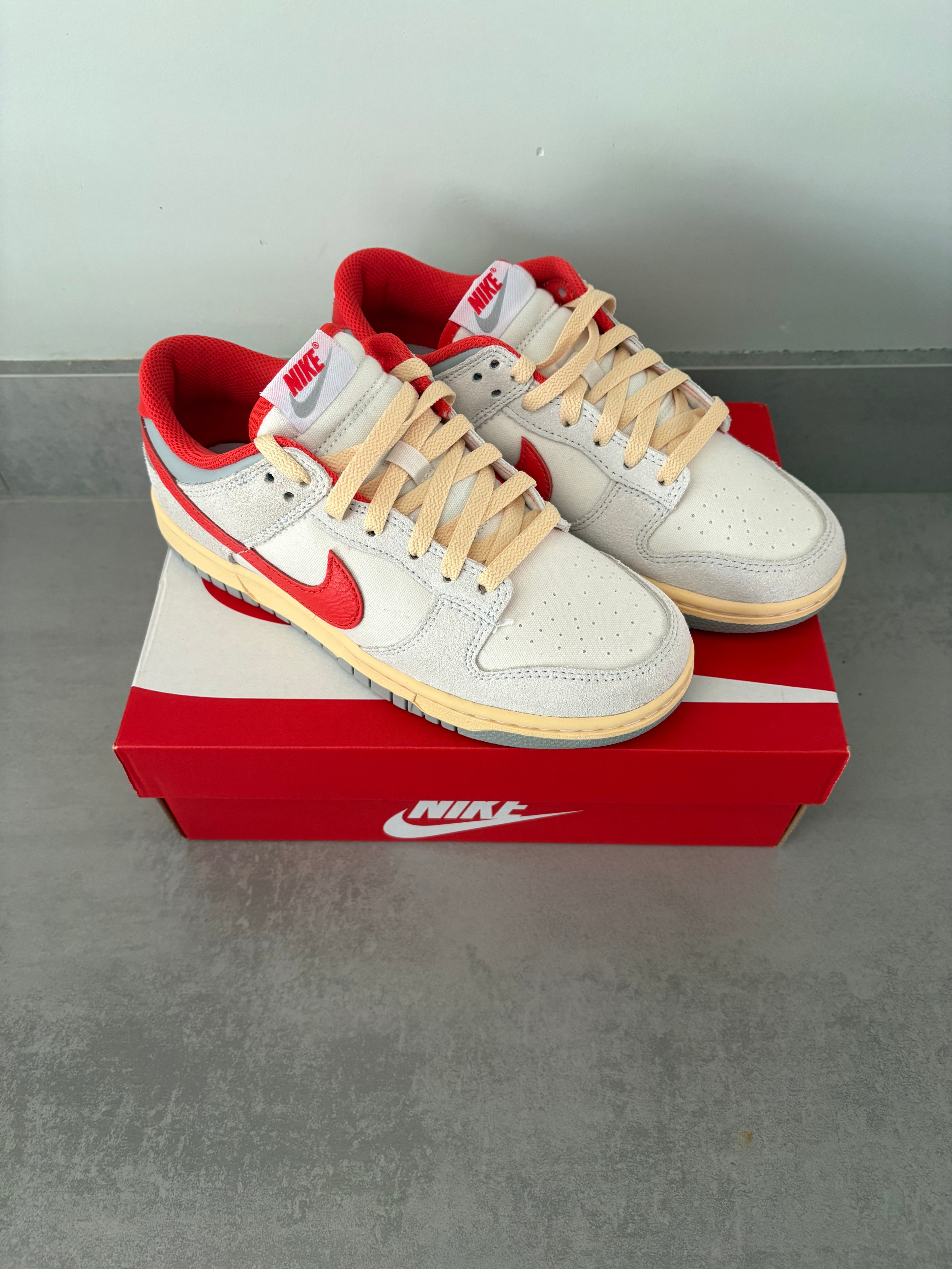 Nike Dunk Low Sail/Picante Red-Photon Dust
