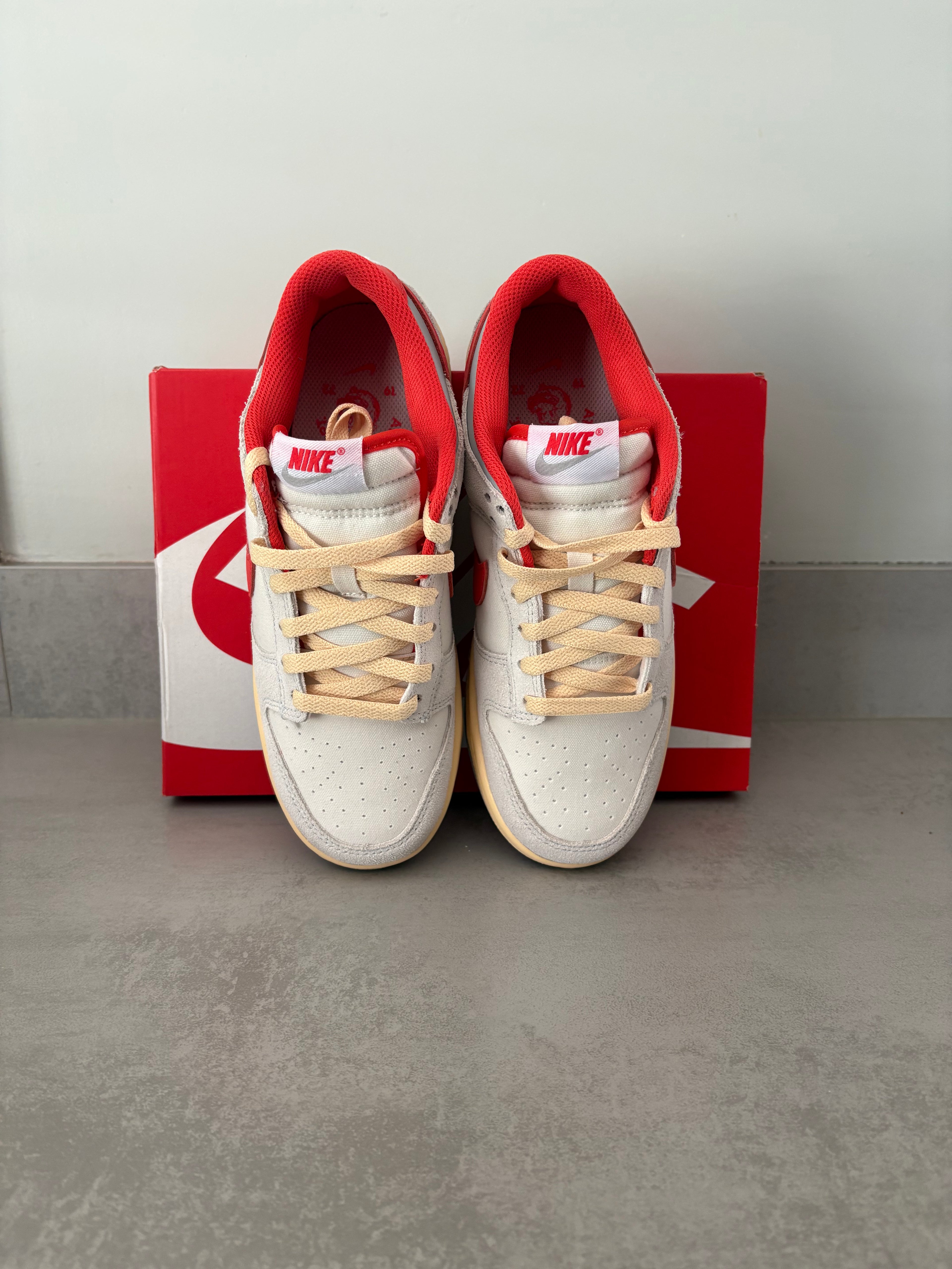 Nike Dunk Low Sail/Picante Red-Photon Dust