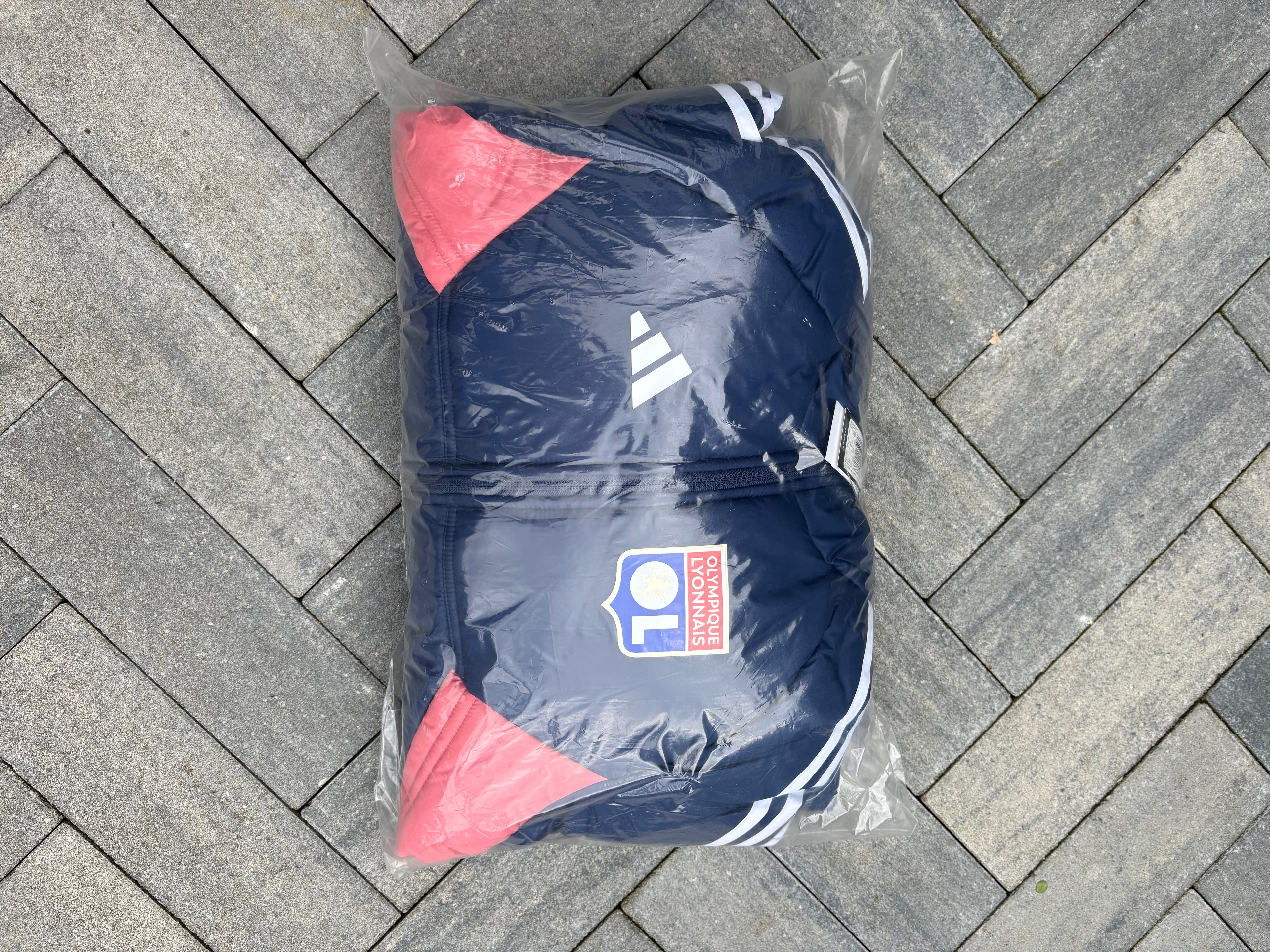 Adidas Olympique Lyon Puffer Jacket