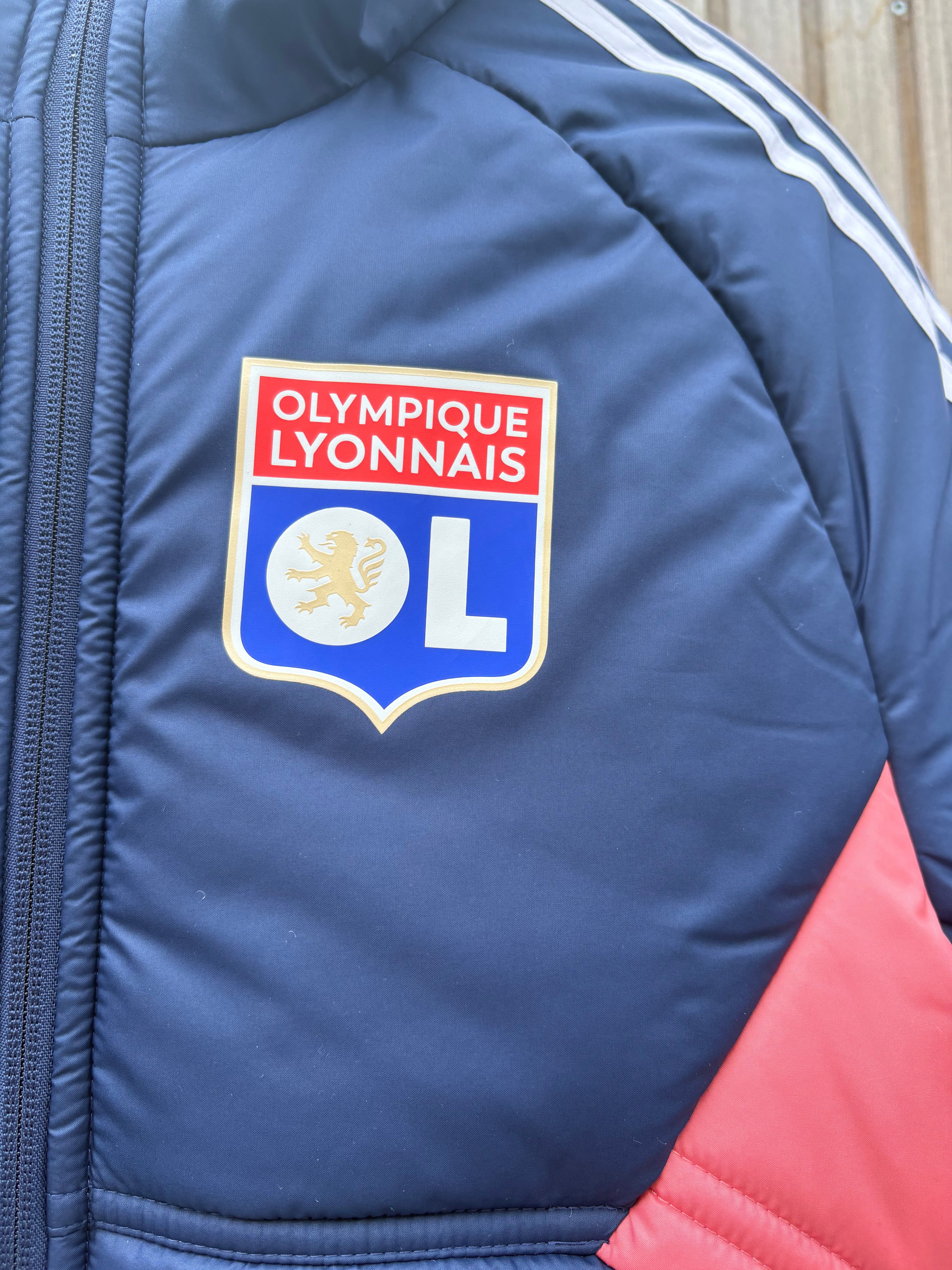 Adidas Olympique Lyon Puffer Jacket
